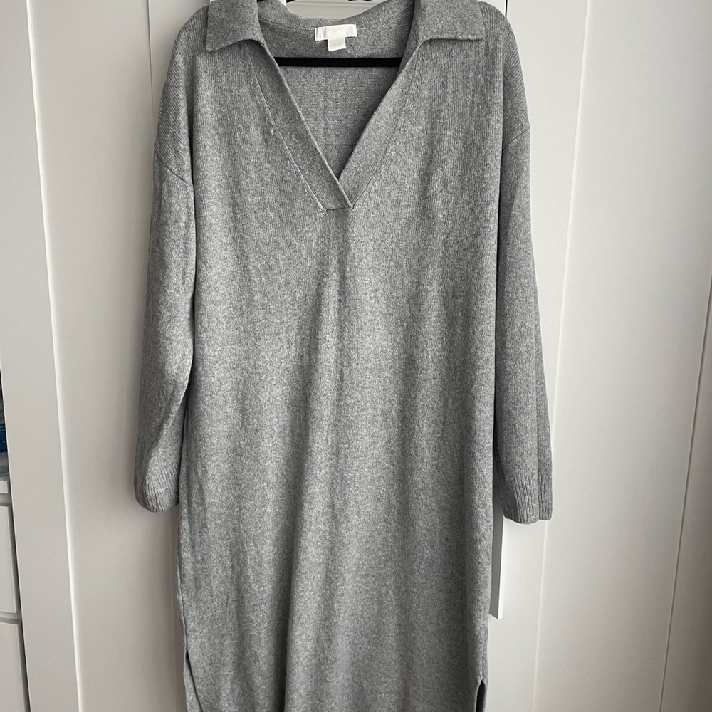 Gray Women's Sweater Dress